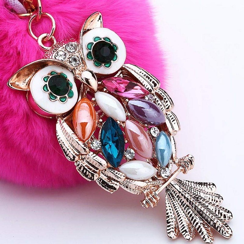 Xiang Ru Key Chain, Key Ring, Back Charm, Fur Charm,