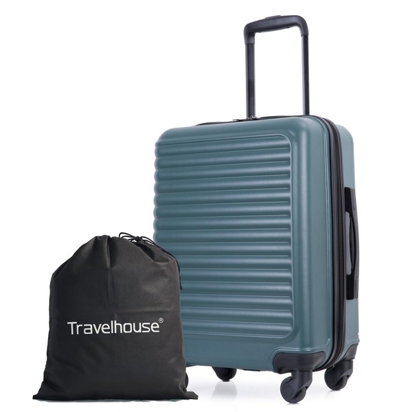 Travelhouse Hardshell Carry On Luggage Airline Approved 20" with Spinner