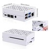 GeeekPi Raspberry Pi 4 Case,Raspberry Pi 4 Aluminum case with