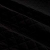 Double-Sided Quilted Broadcloth Black, Fabric by the Yard