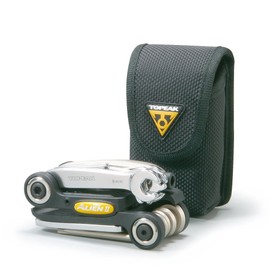 TOPEAK Alien 2 Multi Tool Werkzeug Faltwerkzeug Klapp Fahrrad Innensechskant 26 Fkt. + Tasche, 15400117