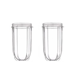 Sduck Magic Bullet Replacement Cups, 2 PCS Replacement 16 Ounce Jar Cups Fit For 250W Magic Bullet MB1001 Series Juicer Mixer