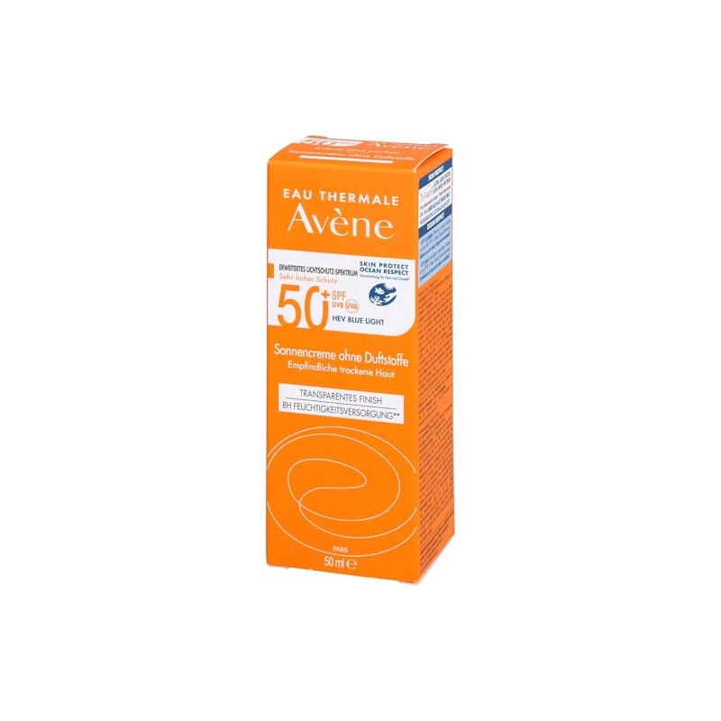 Avene Protector Solar Facial Sin Color FPS50+ Piel Seca Invisible,