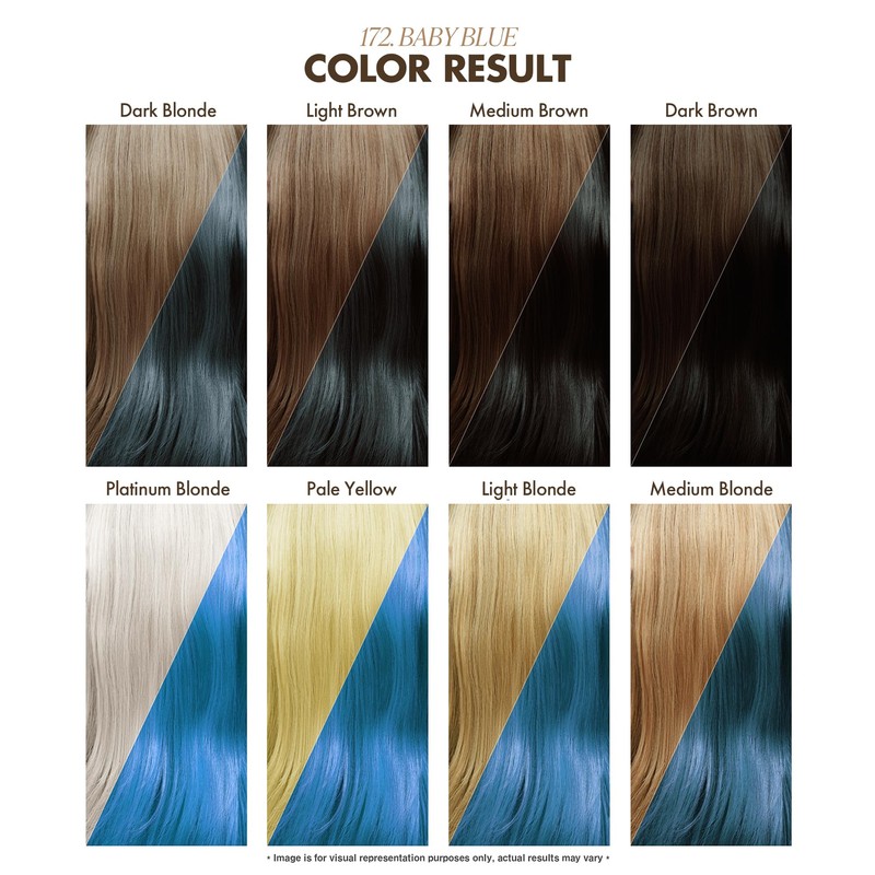 Adore Semi Permanent Hair Color (172 Baby Blue) | Vegan