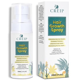 Natural Hair Growth Oil Spray: Batana Rosemary Serum Biotin Caffeine Scalp Care Treatment (2 FL OZ（Pack 1）)