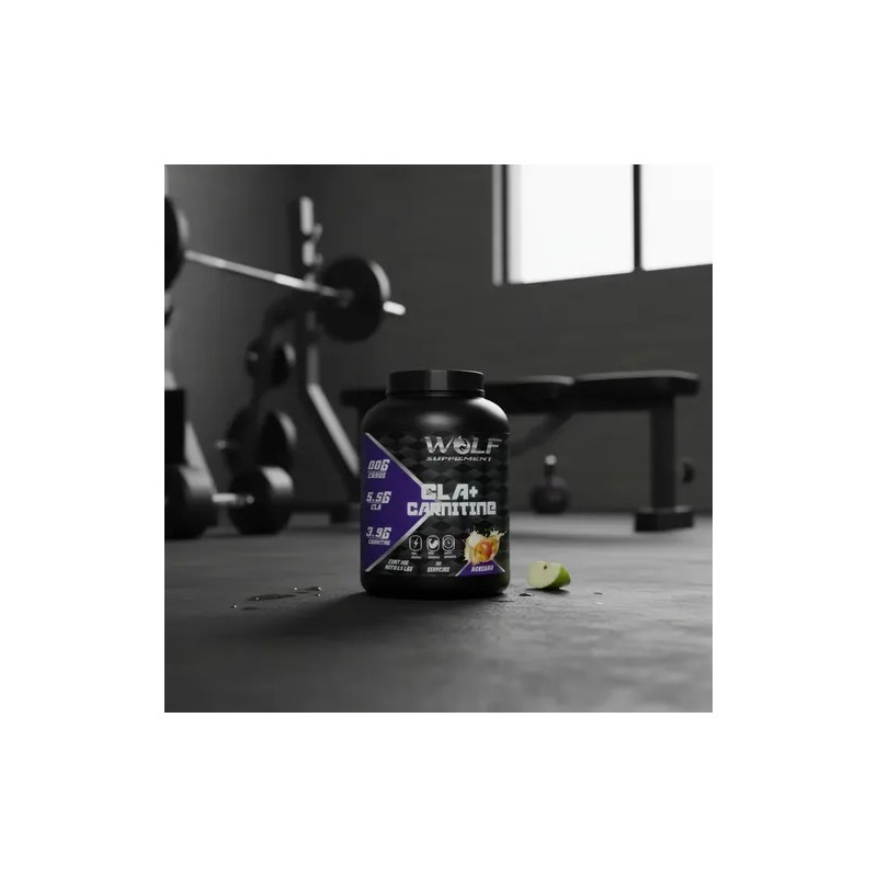 Cla + Carnitina Wolf Suplementos 1kg Pre Entreno 200serv