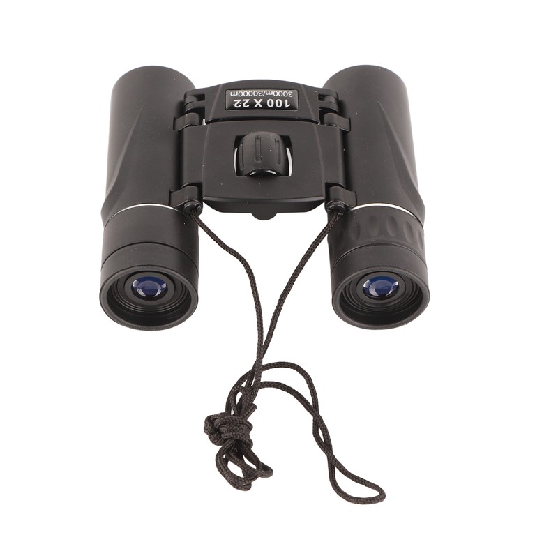 HD Binoculars 100x22 Night Vision Foldable Waterproof Portable Binoculars for