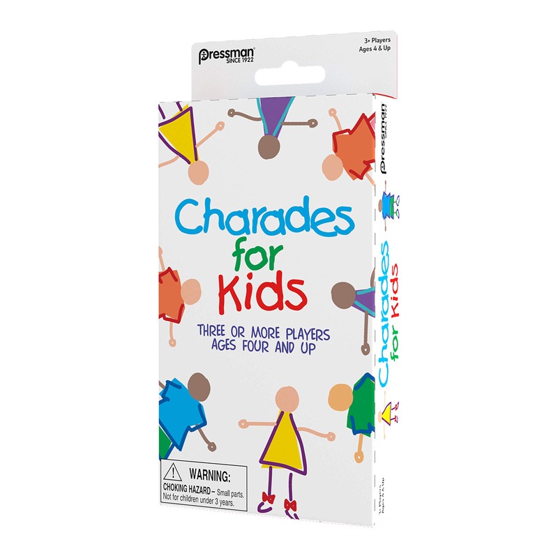 Pressman Charades for Kids Peggable - No Reading Required Family