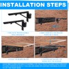 Shimeyao 4 Pcs 12 Inch E Track Folding Shelf Brackets