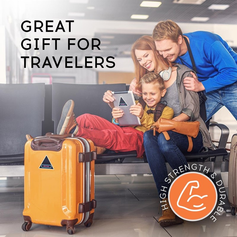 Vinyl Triangle Stickers (Set of 4) 10cm - Neon Sign