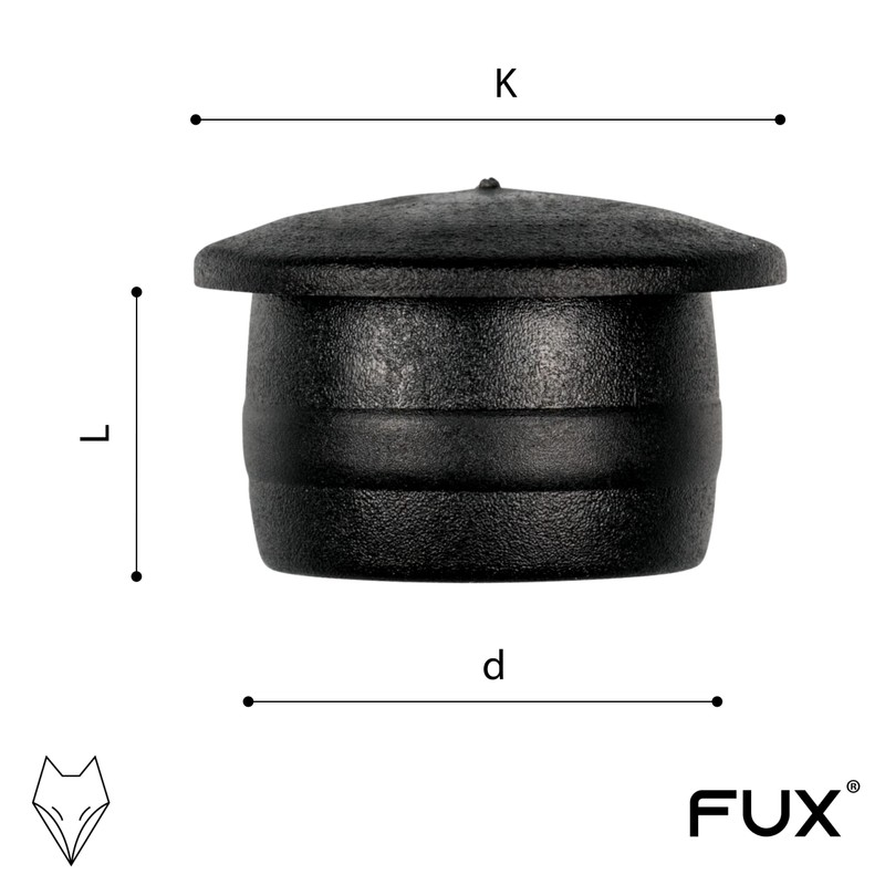 FUX Pack of 10 Blind Plugs Cover Caps for Drill