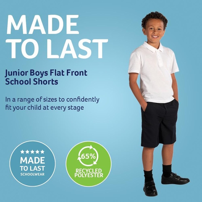 Trutex Boy's Pull on Shorts, Grey, 9 Years Manufacturer Size