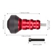 Motorcycle Wheel Fork Frame Slider Protection Anodized Universal Replacement for