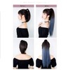 TefuRe M056WV50BLK Hair Extensions One-Touch Hair Extensions Ponytail Extensions Clip