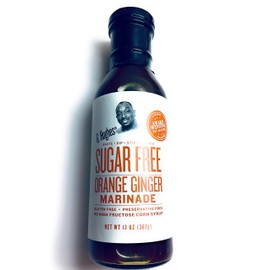 G Hughes Sugar Free Orange Ginger Marinade Sauce Dip BBQ No High Fructose 13 oz. (Pack of 1)