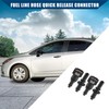 Hihaha Straight Car Fuel Line Hose Quick Release Connector Disconnect