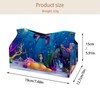 2 Pack Tissue Box Cover Holder, Turtles at The Sea