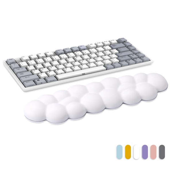 Xnanbol Cloud Wrist Rest for Computer Keyboard, PU Leather Cloud