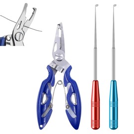 Tokaneit Multifunctional Fishing Line Cutter, Multifunctional Fishing Pliers, Multifunctional Pliers, Hook Remover Fishing, Portable Fishing Hook Remover, Fishing Line Cutter, Outdoor Fishing