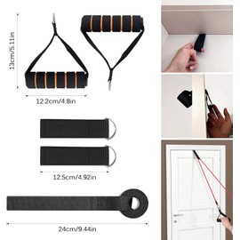 AnnuoYi Exercise Resistance Bands，Resistance Bands Set，Polygon Resistance Bands with Latex Handles,for esistance Training、 Physical Therapy、Home Workouts