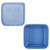 GoodCook Meal Prep 3 Cup Square 10 units, Blue, BPA