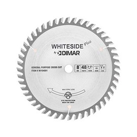 Whiteside Cross Cut Blade 8" 48 Teeth 5/8" Bore ATB Grind 90104001
