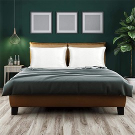 PiccoCasa Mulberry Silk Pillowcase for Hair and Skin, Both Sides 25 Momme Pure Silk, Silk Pillow Cover with Hidden Zipper Closure, 1Pcs White 50x90cm/King