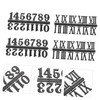 COHEALI 6pcs Clock Making Parts DIY Arabic Roman Numerals for