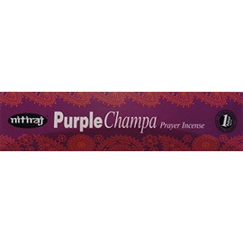 Nitiraj Purple Champa Natural Prayer Incense 25gm Single Packet