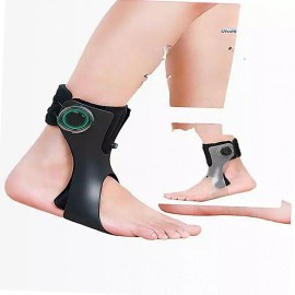 보행 교정기 발 처짐 내반 외반 재활 조절 [1. 투명 조절형(왼발)] Walking Correction Device for Foot Drop, Pronation, and Supination Rehabilitation Adjustable [1. Transparent Adjustable (Left Foot)]