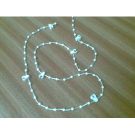 127mm (5") Vertical Blind White Bottom Chain, 50 clips