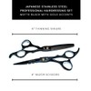 DreamCut Razor Shears and Thinning Shears set with Finger Rests