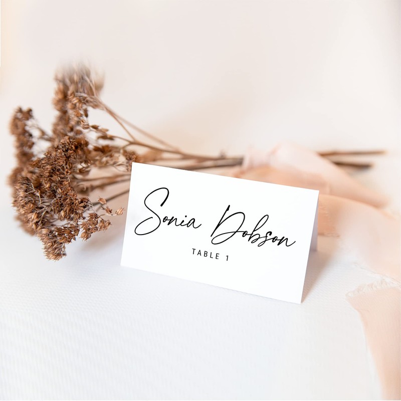 Punkcards - Name Place Cards - Tent Cards - Plain