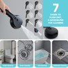 Matte Black Shower System - Dual Shower Head with Handheld