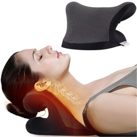 Warming and Stretching Your Neck: Neck Massage, Straight Neck Pillow, Stretch, Health Equipment, Warming and Stretching Your Neck x Shoulder Blades, Top Model x Heated Neck Relaxation Pillow, Christmas Gift x Birthday Gift