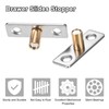 M METERXITY 4-Pack Roller Guide Sliding, 5.5mm/0.22" Dia Sliding Floor