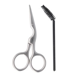 PARSA Beauty Eyebrow Styling Set - Eyebrow Set with Scissors & Brush - Precise Eyebrows Trim, Cut & Shape - Beauty Set for Women, Groomed Eyebrows at Home