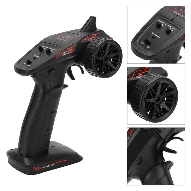 RC Transmitter 2.4G CH2 Remote Controller with Receiver 2440 4000KV