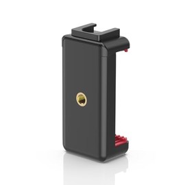 VRIG Phone Tripod Mount with Cold Shoe Adapter,Phone Holder Clip Connector Head Used for Monopod Selfie Stick Travel Mini Flexible Tripod and More