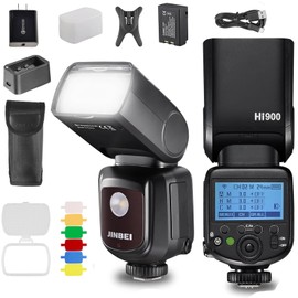 Jinbei Hi-900s Speedlite Camera Flash, 2.4G TTL Auto Metering, HSS High Speed Sync, 80Ws Power Flash, Sony Hot Shoe, Compatible with Sony Cameras Only