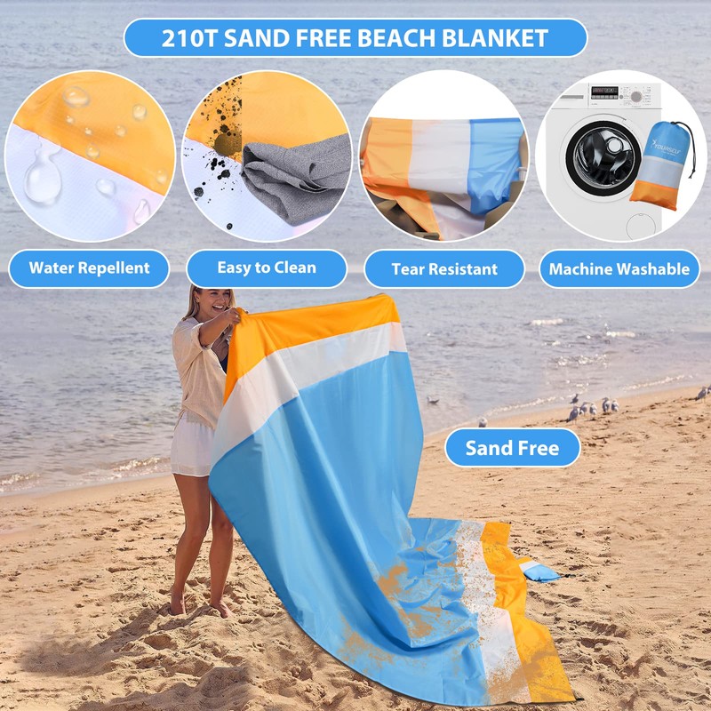 SYOURSELF Beach Blanket Towel