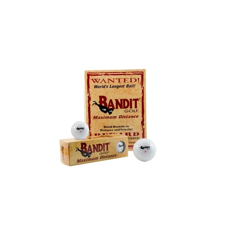 Bandit Non Conforming Illegal Maximum Distance Golf Balls 1 Dozen