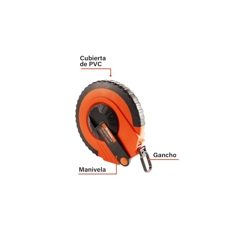 Cinta Cinta Métrica Profesional Doble Cara Carcasa Plástica 30M SW-21014