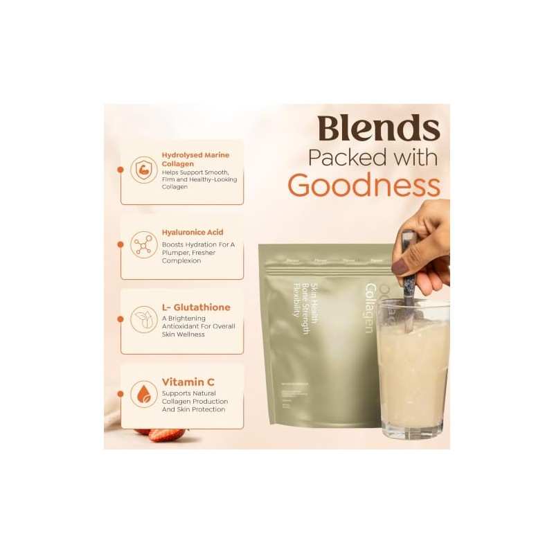OQO Marine Collagen Powder | Skin, Hair & Nails |