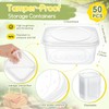 Yiyiring 50 Pack 16 oz Tamper Proof Containers with Lid