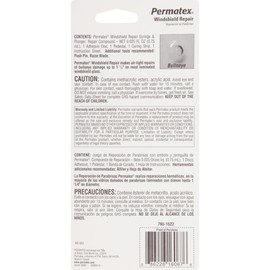 Permatex 16067-12PK Bullseye Windshield Repair Kit, .025 oz. Syringe (Pack of 12)