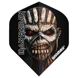 WINMAU Rock Legends Iron Maiden Book of Souls Dart Flights - 1 Set Per Pack (Total 3 Flights)