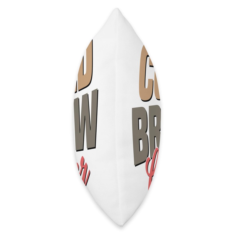 Cold Brew Lover Iced Coffee Lover Espresso Latte Throw Pillow