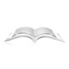 GemRich Gravity Book Bookstopper Bookweight Acrylic Large