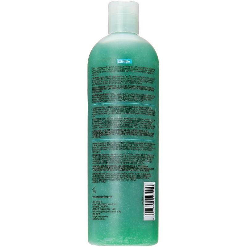 Gena Pedi Scrub Gel, 16 Fluid Ounce